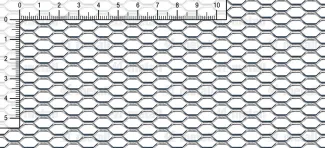Lamiera stirata a maglia esagonale E 15